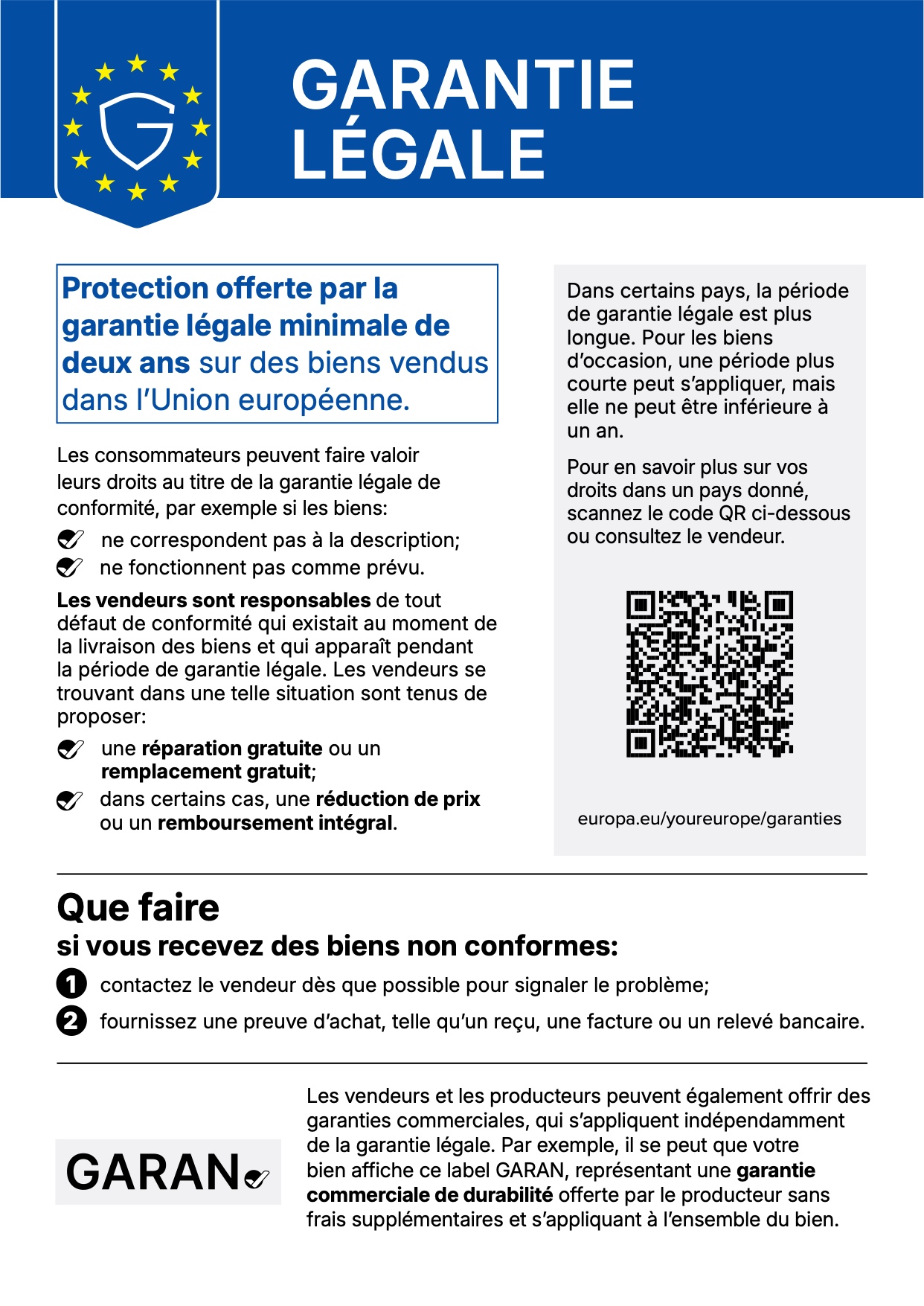 EU GARAN Label